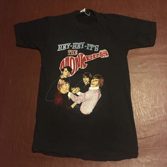 The Monkees | Shirts | Vtg The Monkees 986 Tour T Shirt S